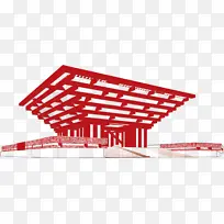 世博会中国馆矢量EPS素材-空若网 世博会中国馆矢量EPS素材-空若网
