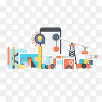 学习生活百科扁平化设计素材-空若网 学习生活百科扁平化设计素材-空若网