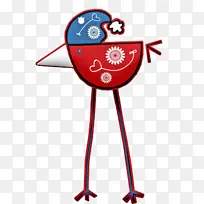 圣诞节圣诞装饰小鸟元素-空若网 圣诞节圣诞装饰小鸟元素-空若网