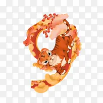 年春节倒计时数字-空若网 年春节倒计时数字-空若网