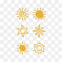 可爱太阳彩绘-空若网 可爱太阳彩绘-空若网