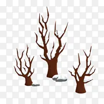 冬季积雪树木-空若网 冬季积雪树木-空若网