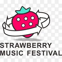 手绘卡通草莓音乐节-空若网 手绘卡通草莓音乐节-空若网