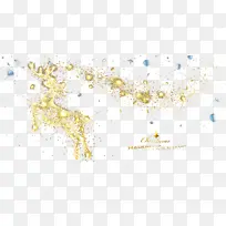 圣诞节金色设计元素-空若网 圣诞节金色设计元素-空若网