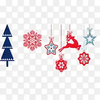 圣诞节装饰雪花树星星-空若网 圣诞节装饰雪花树星星-空若网