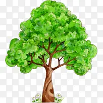 绿色的动漫树枝-空若网 绿色的动漫树枝-空若网