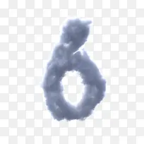 免扣元素云彩数字6-空若网 免扣元素云彩数字6-空若网