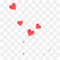 情人节粉色爱心 元素-空若网 情人节粉色爱心 元素-空若网
