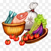 年货节食物元素-空若网 年货节食物元素-空若网