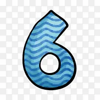 矢量图数字六-空若网 矢量图数字六-空若网