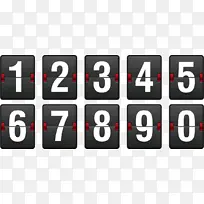 数字日历牌数字排版-空若网 数字日历牌数字排版-空若网
