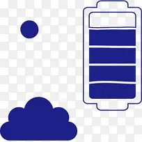 蓝色的一节电池-空若网 蓝色的一节电池-空若网