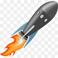 手绘火箭插画装饰元素-空若网 手绘火箭插画装饰元素-空若网