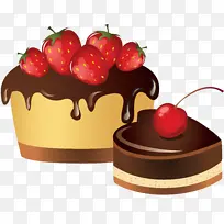 卡通草莓巧克力甜点-空若网 卡通草莓巧克力甜点-空若网