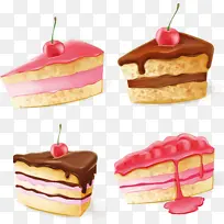 卡通巧克力樱桃美味点心-空若网 卡通巧克力樱桃美味点心-空若网