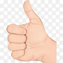 手绘卡通手指大拇指-空若网 手绘卡通手指大拇指-空若网