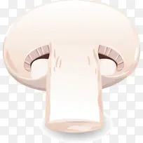 卡通蔬菜-切开的香菇-空若网 卡通蔬菜-切开的香菇-空若网