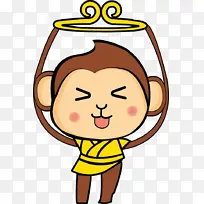 猴子插画图标元素-空若网 猴子插画图标元素-空若网