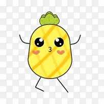 逃跑卡通水果菠萝-空若网 逃跑卡通水果菠萝-空若网