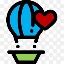 传递爱心热气球-空若网 传递爱心热气球-空若网