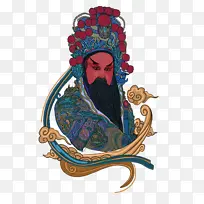 戏剧国潮、国粹头像插画-空若网 戏剧国潮、国粹头像插画-空若网