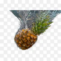 飞溅的菠萝水果-空若网 飞溅的菠萝水果-空若网
