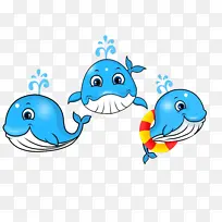 鲸鱼可爱卡通-空若网 鲸鱼可爱卡通-空若网
