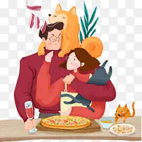 插画,爱情,520,求婚,玫瑰-空若网 插画,爱情,520,求婚,玫瑰-空若网