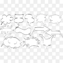 手绘动漫卡通对话框-空若网 手绘动漫卡通对话框-空若网