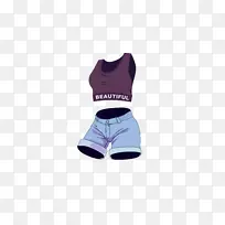 美丽女生上衣短裤-空若网 美丽女生上衣短裤-空若网