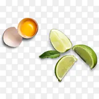 鸡蛋青柠食物素材-空若网 鸡蛋青柠食物素材-空若网