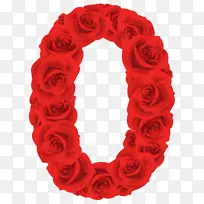 花瓣组成的数字0-空若网 花瓣组成的数字0-空若网