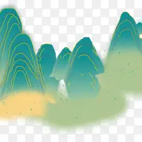 �ֻ�廭Ⱥɽ�ز�-������