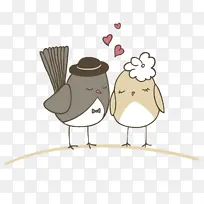 爱情鸟矢量-空若网 爱情鸟矢量-空若网