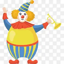 愚人节小丑插画-空若网 愚人节小丑插画-空若网