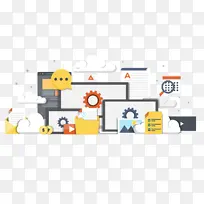 办公生活百科扁平化素材-空若网 办公生活百科扁平化素材-空若网