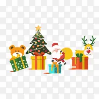 圣诞节圣诞老人插画-空若网 圣诞节圣诞老人插画-空若网