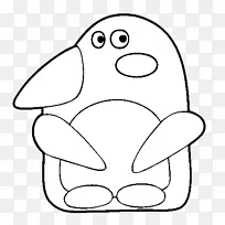 企鹅 手绘 卡通-空若网 企鹅 手绘 卡通-空若网