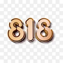 数字818特效字体-空若网 数字818特效字体-空若网