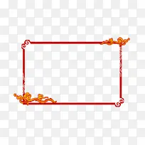 祥云复古边框中式边框中式元素-空若网 祥云复古边框中式边框中式元素-空若网