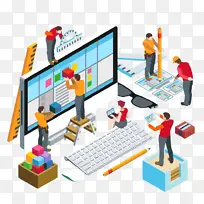 手绘 卡通 建设 电脑购物-空若网 手绘 卡通 建设 电脑购物-空若网