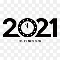 元旦2021数字时钟-空若网 元旦2021数字时钟-空若网