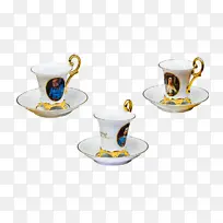三个有灵魂的咖啡杯子-空若网 三个有灵魂的咖啡杯子-空若网