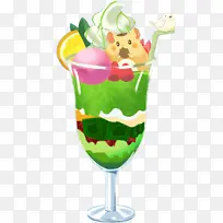 夏日冷饮仓鼠插画-空若网 夏日冷饮仓鼠插画-空若网