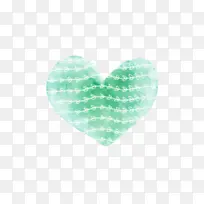 插画水彩绘花纹爱心-空若网 插画水彩绘花纹爱心-空若网