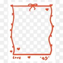 七夕爱心表白边框-空若网 七夕爱心表白边框-空若网