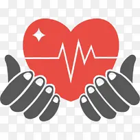 手捧爱心感恩-空若网 手捧爱心感恩-空若网