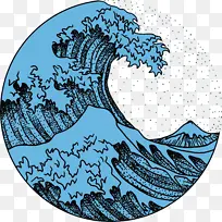 渐变海浪黑点-空若网 渐变海浪黑点-空若网