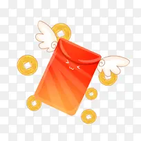 红包,节日,金币,翅膀-空若网 红包,节日,金币,翅膀-空若网