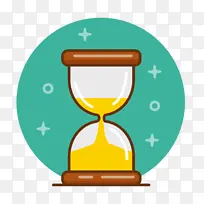 黄色的沙漏免抠图-空若网 黄色的沙漏免抠图-空若网